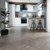 Fumo SM-SP216 in a herringbone pattern with DS12 3mm in between tiles in a kitchen