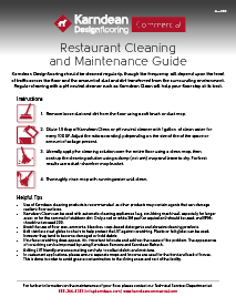Restaurant Cleaning and Maintenance Guide