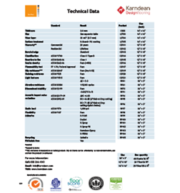 Da Vinci Technical Data Sheet