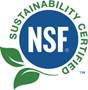 NSF Sustainably Certified logo