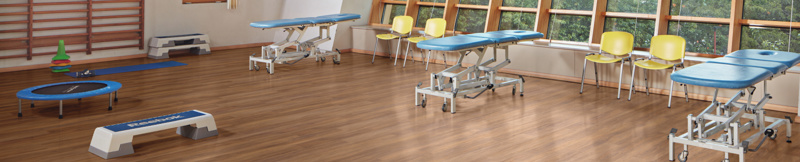 Marron Elm RCP6543 in a physical therapy gym