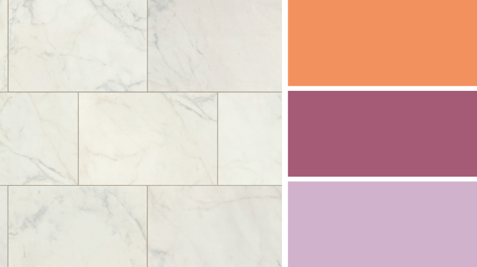 Knight Tile Frosted Marble and apricot swatches with purple.png