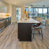 Weathered Elm WP511 in a kitchen at Coda Luxury Apartments