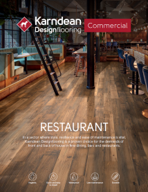 Restaurant sector brochure cover
