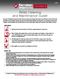 Retail Cleaning and Maintenance Guide