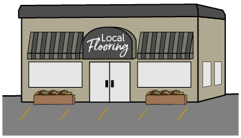 Local flooring retailer sketch