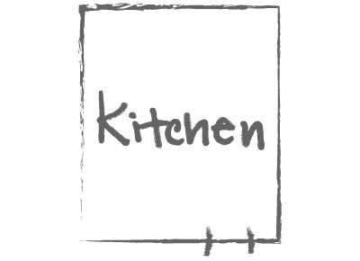 Kitchen layout sketch