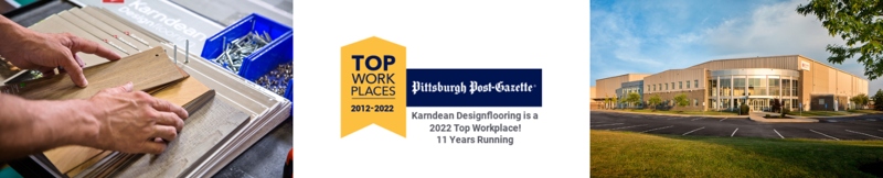 Karndean Designflooring Pittsburgh Office and Top Workplaces logo