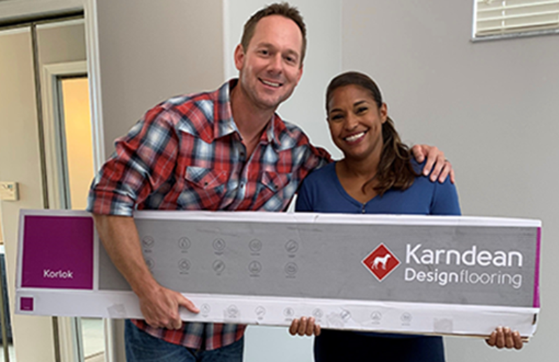 Karndean Creates "Dream Floors" with Brian & Mika Kleinschmidt