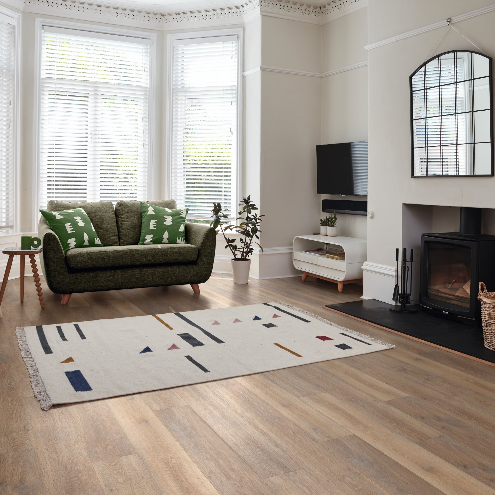 Knight Tile | Rose Washed Oak KP95-7