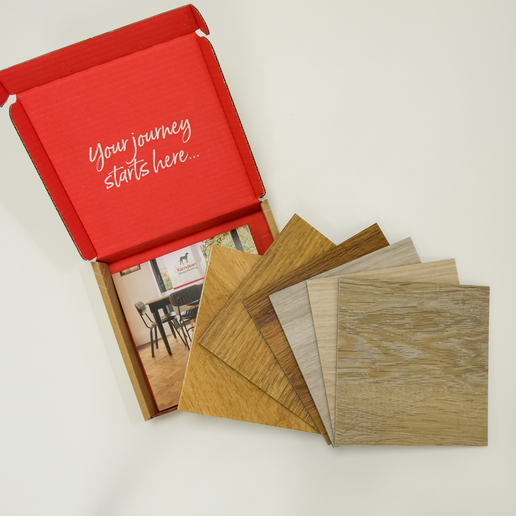 Herringbone samples box