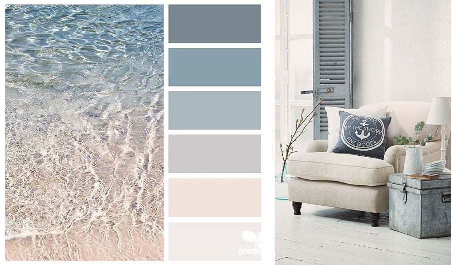 Rustic Seaside Coastal Chic Beige Brown Grey Blue Beach Wood Placemat by  IamTrending