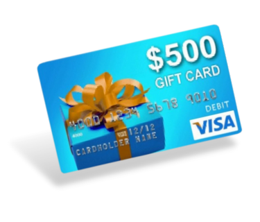 $500 Visa gift card
