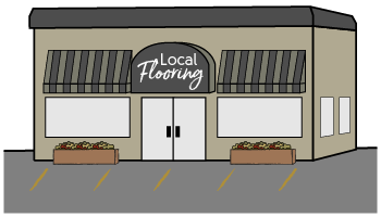 Local flooring retailer sketch